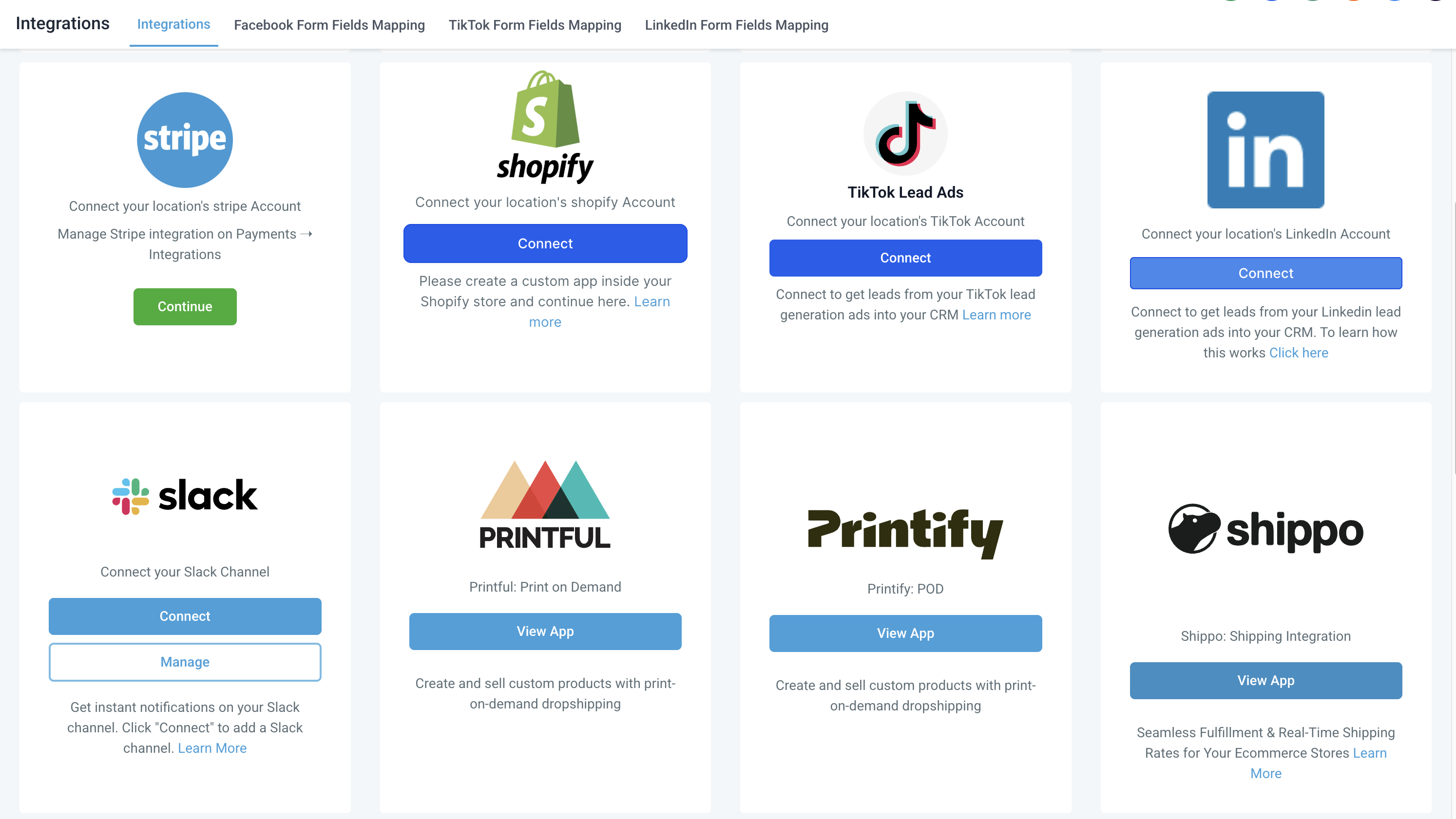 Client Management CRM - Vimly Platform Screenshot